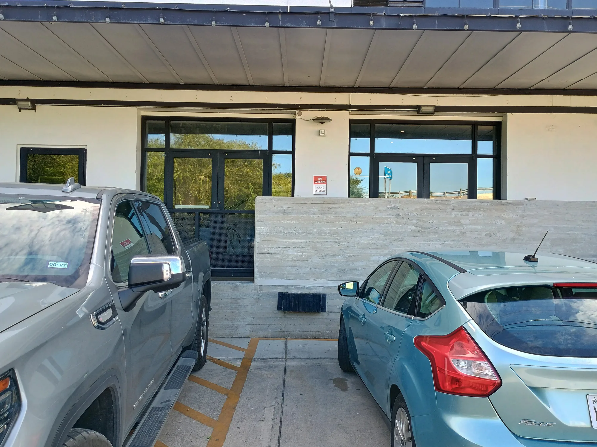 Rear entrance